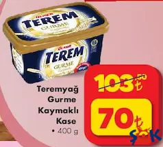 TEREMYAĞ GURME KAYMAKLI KASE MARGARİN 400 GR fiyat ve kampanya bilgisi